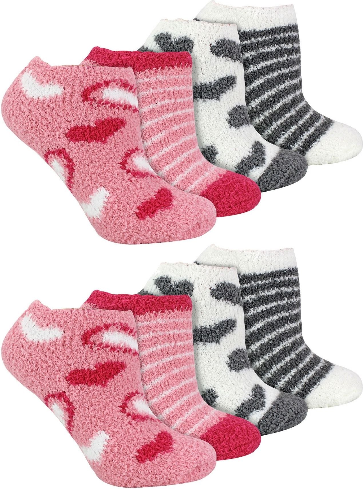 8er Pack Damen Tiermuster Niedrigschnitt Gemütliche Socken
