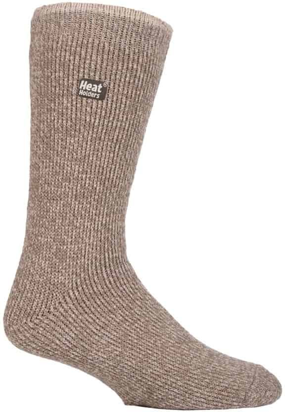 Herren-Wintersocken aus Merinowolle mit verstärkter Ferse und Spitze