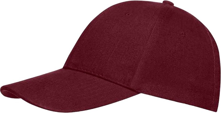 SOLS Unisex Buffalo Baseballkappe (Burgunderrot)