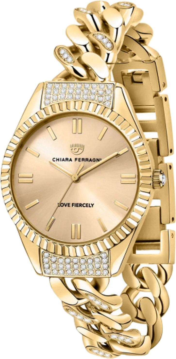 Chiara Ferragni Damenuhr Quartz Gold