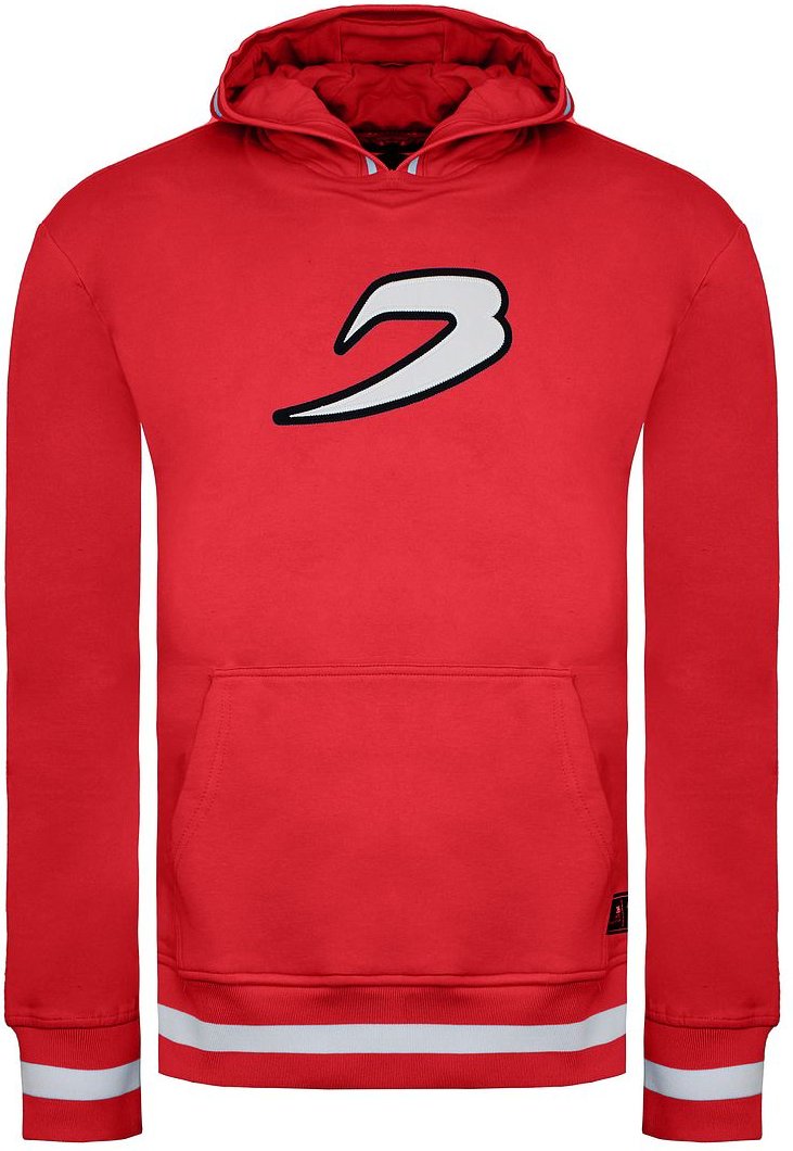 BoxRaw 36 by Teddy Herren-Kapuzenpullover „Atlas“ in Rot