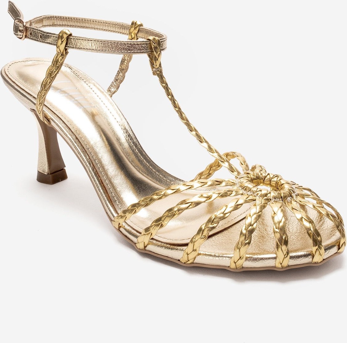 Gerald Geflochtener Riemen Stiletto Pumps