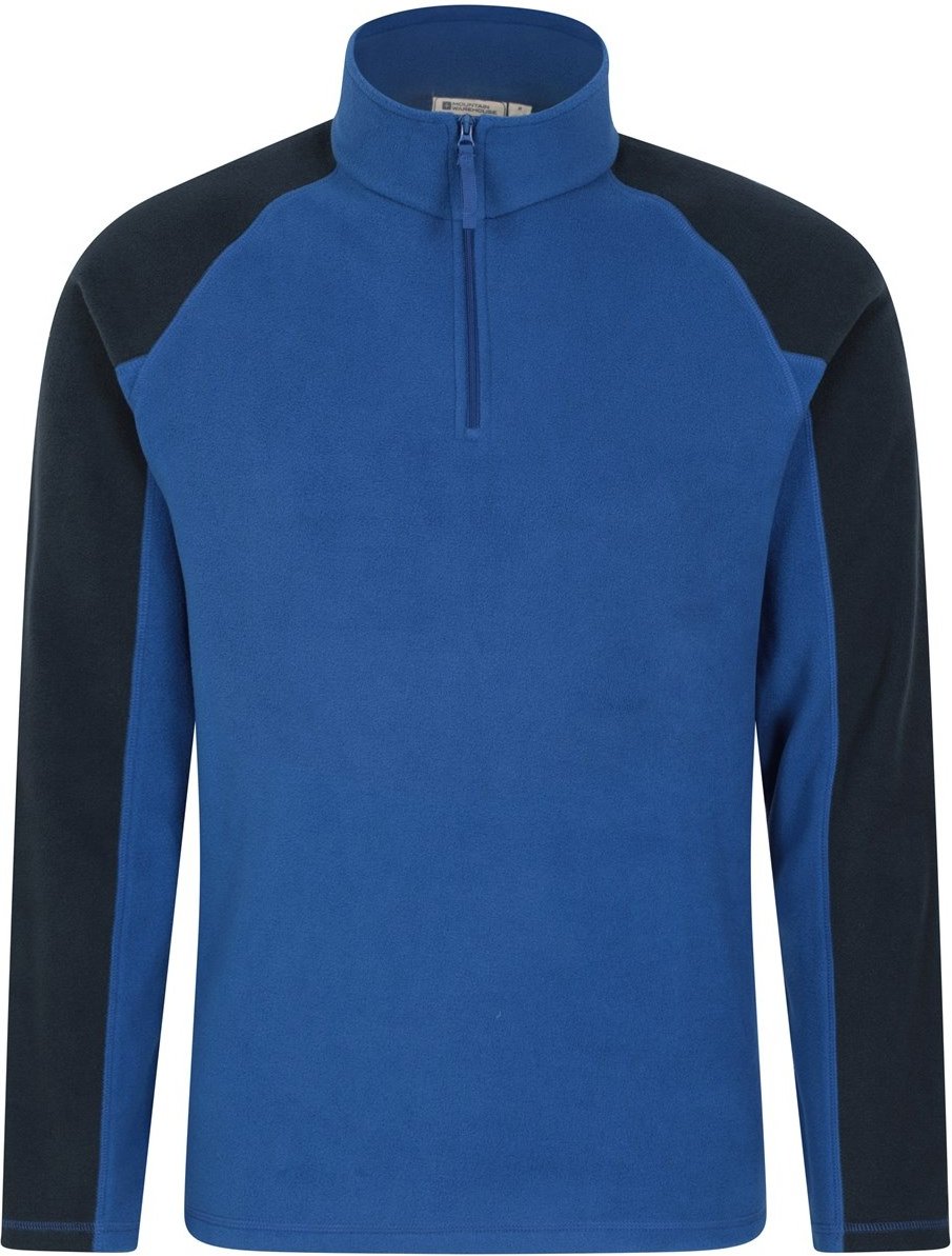 Mountain Warehouse Herren Ashbourne II Half Zip Fleece Top (Kobalt)