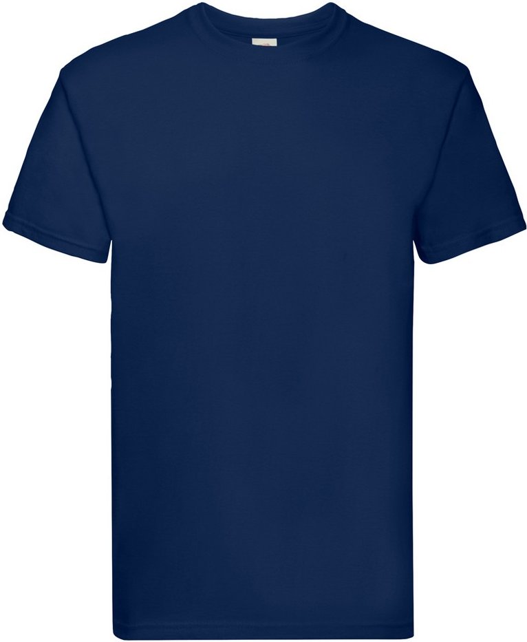 Fruit of the Loom - "Super Premium" T-Shirt für Herren (Marineblau)