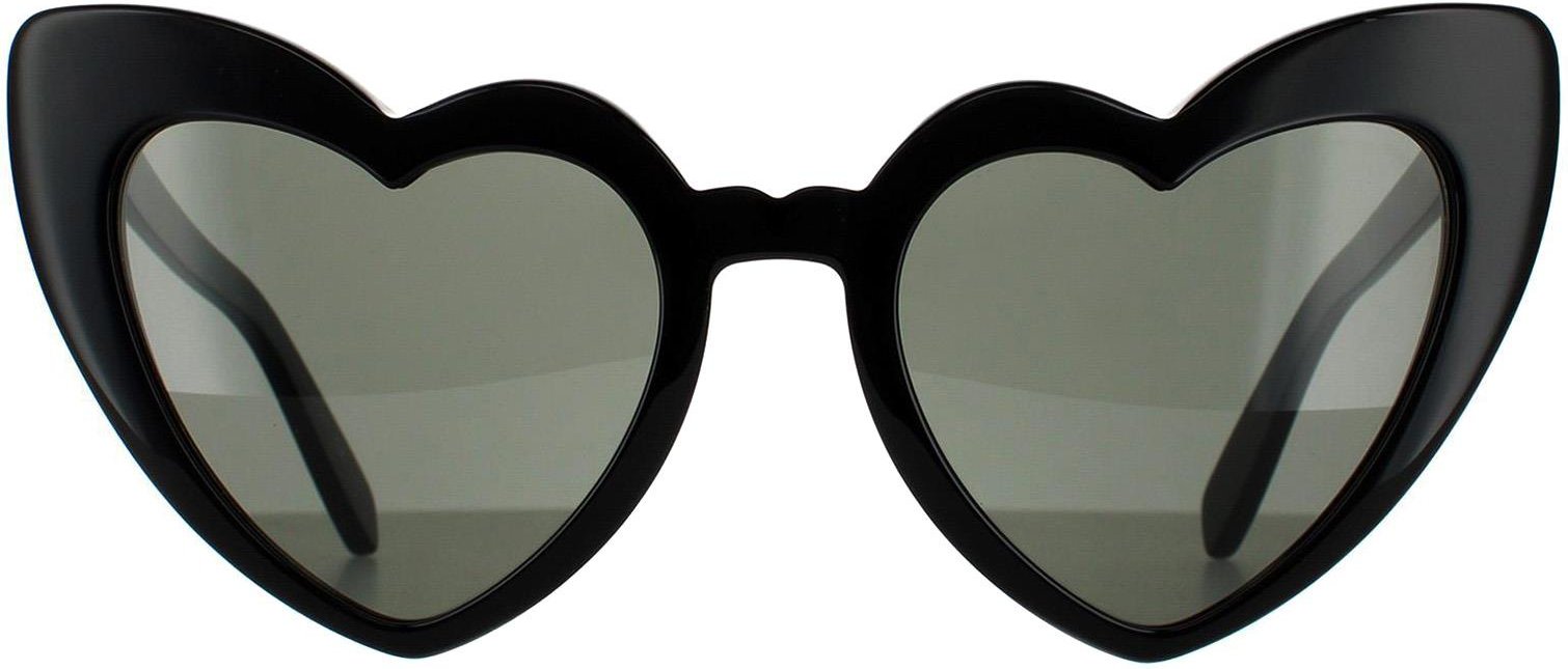 Saint Laurent Cat Eye Damen Schwarz Grau Sonnenbrille