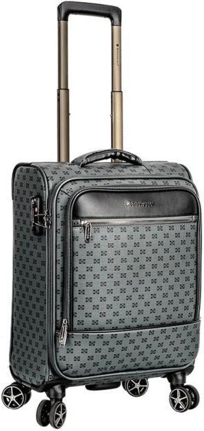 Grauer leichter Reisekoffer für die Kabine