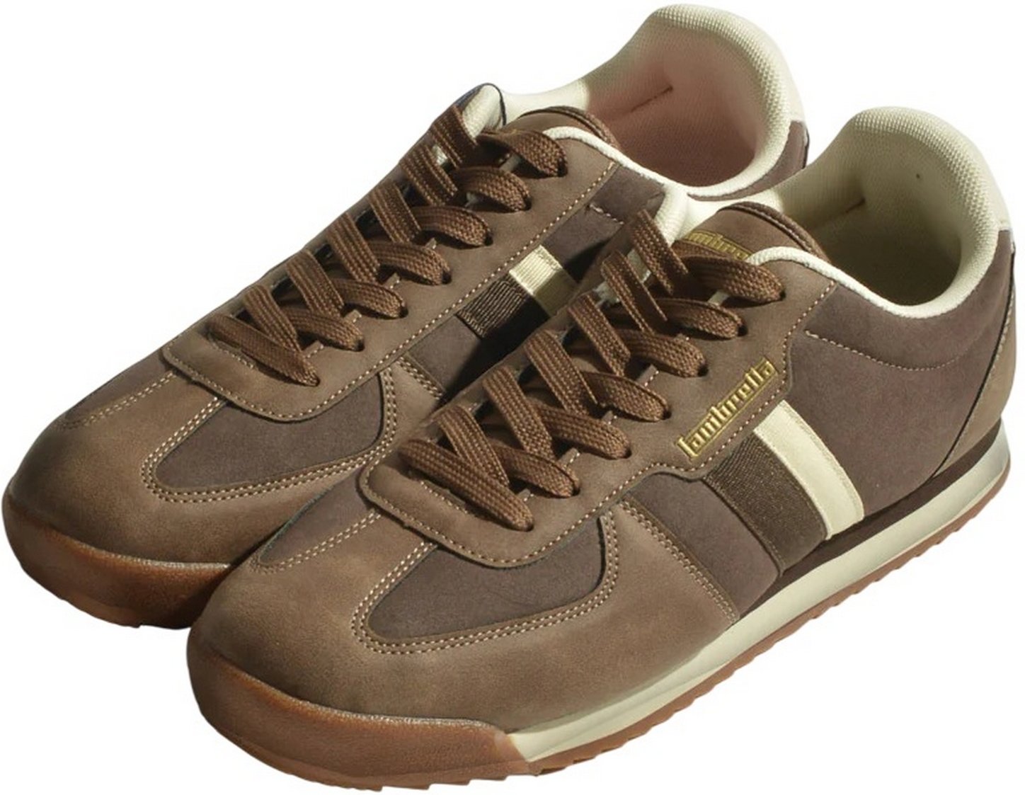 Lambretta Herren Diego Sneaker (Schokolade/Creme)