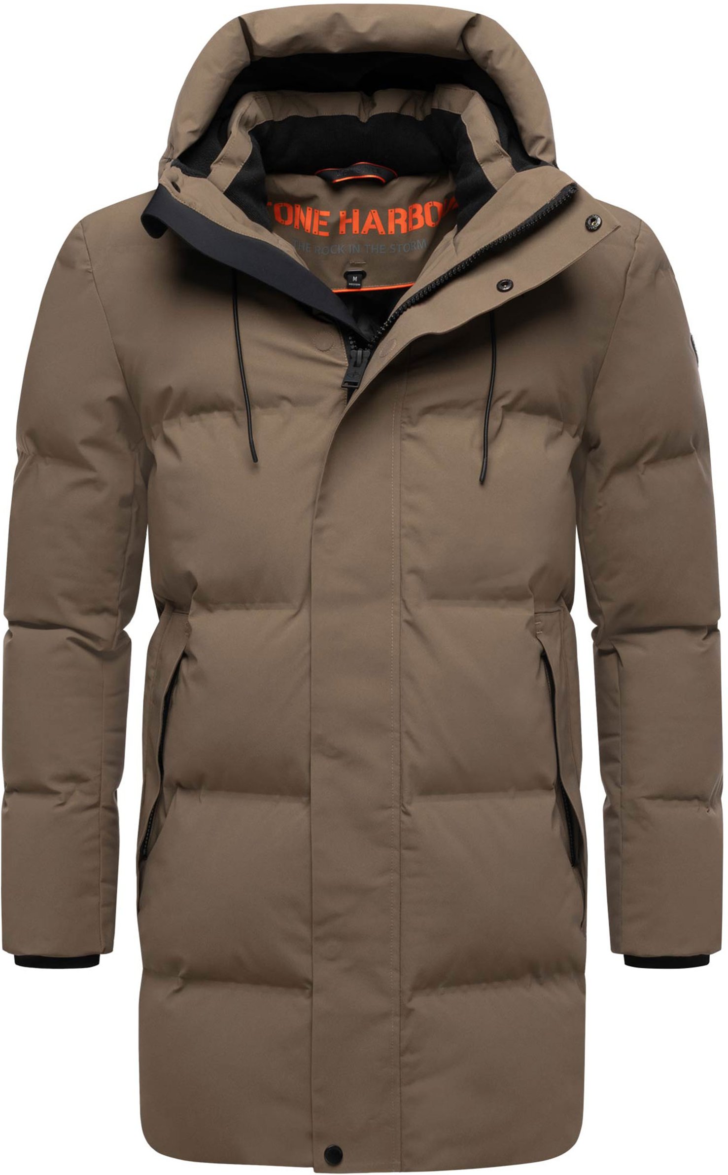 Stone Harbour Herren Winterjacke Darianoo mit Downfree-Steppung & Magnetverschluss