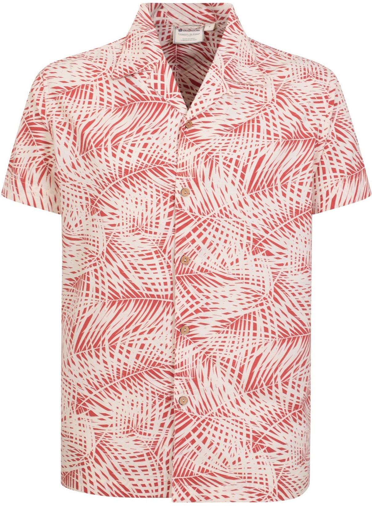 Mountain Warehouse - Hemd für Herren - Strand (Dunkelrot/Weiß)