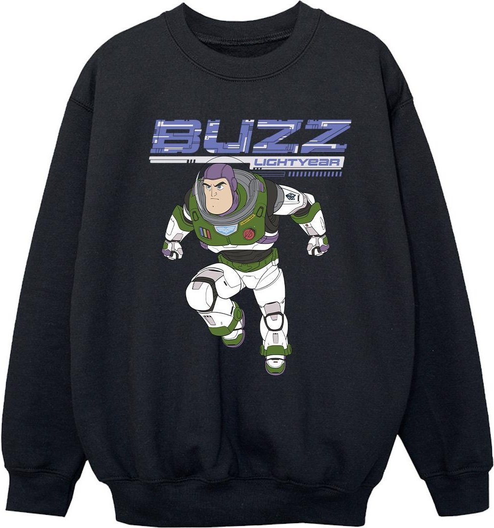 Disney - "Lightyear Buzz Jump To Action" Sweatshirt für Mädchen (Schwarz)