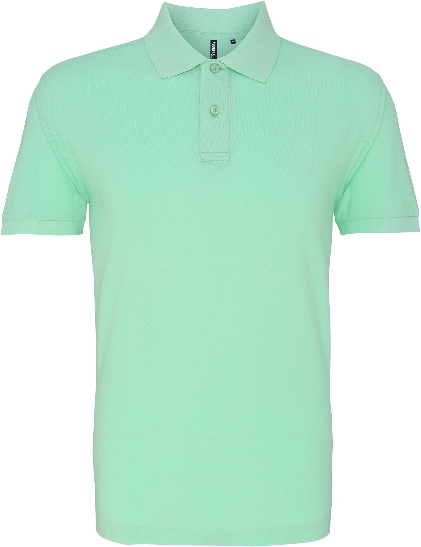 Asquith & Fox Herren Polohemd mit kurzen Ärmeln (Mint)