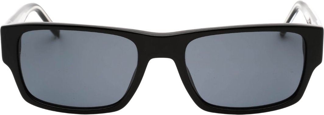 Tommy Hiliger Sonnenbrille mit grauen Glasern und schwarzen Glasern