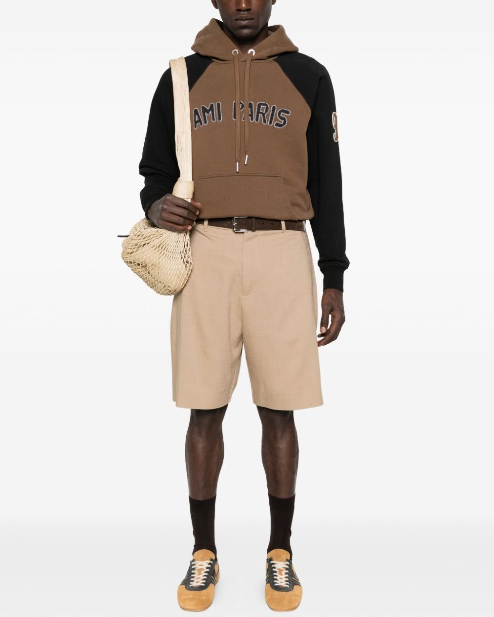 Braunes Baumwoll-Sweatshirt