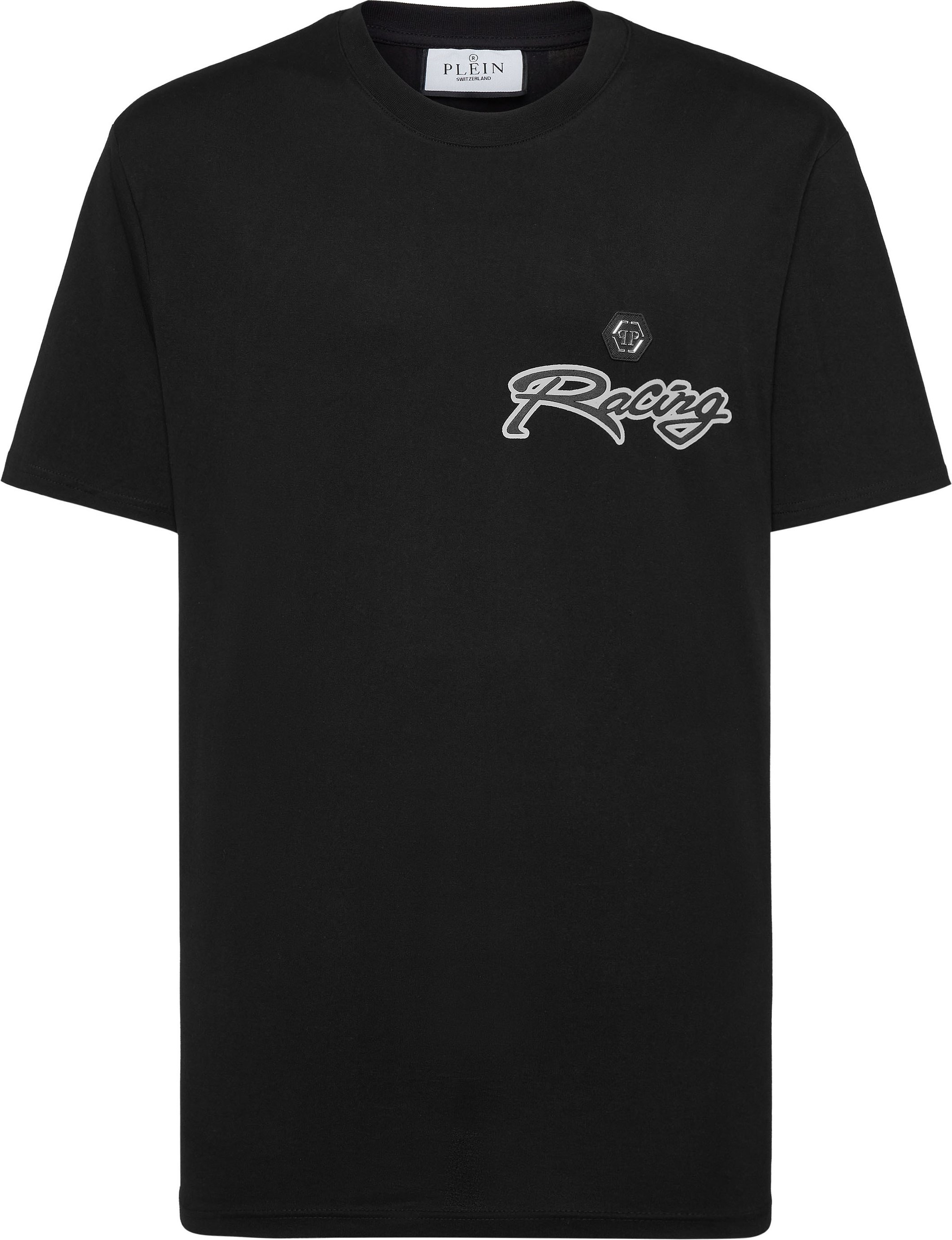 T-Shirt Round Neck Ss Stripes Hexagon