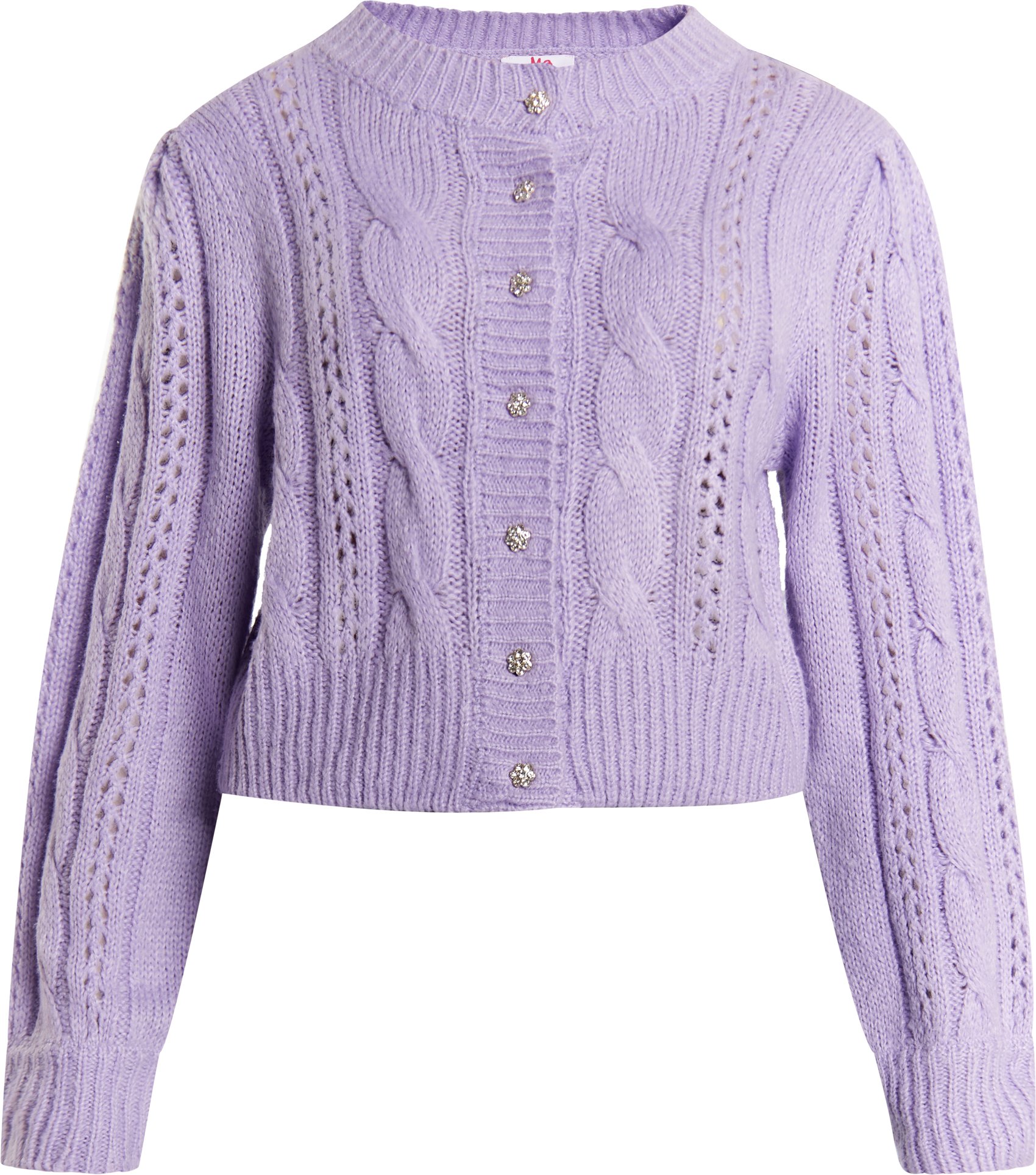 Mymo Strickcardigan Damen violett