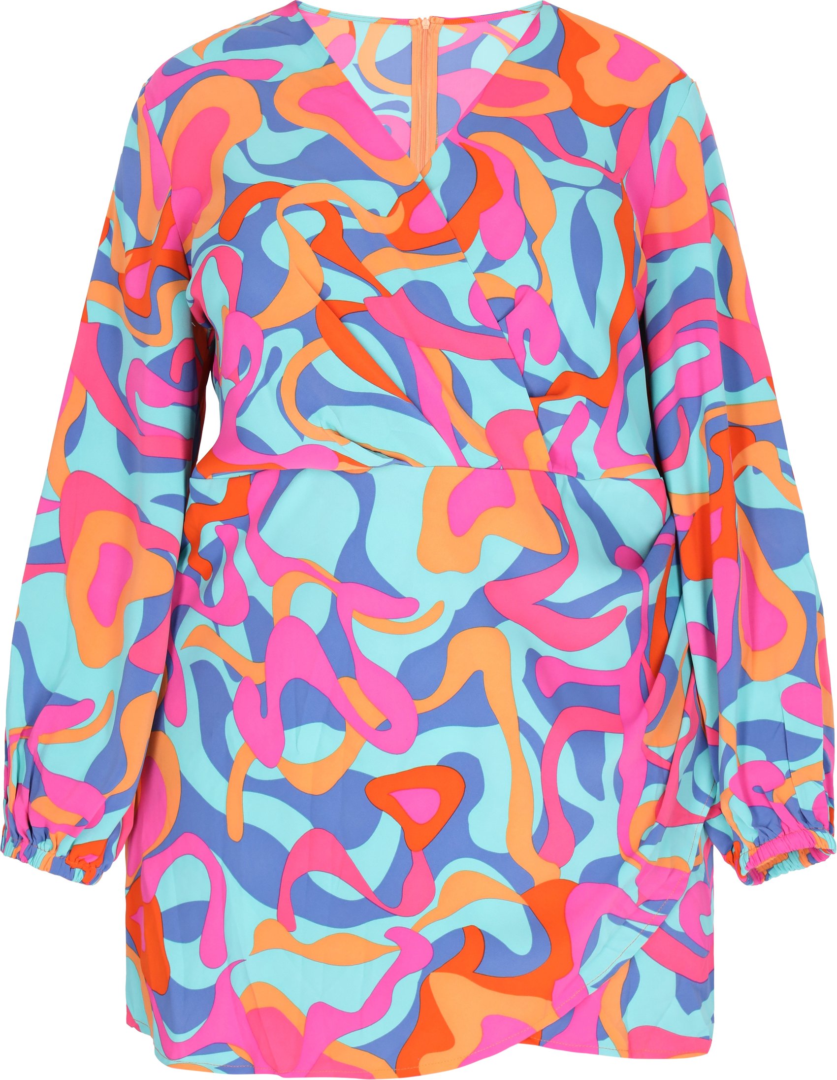 IZIA Kleid in großen Größen Frauen mehrfarbig