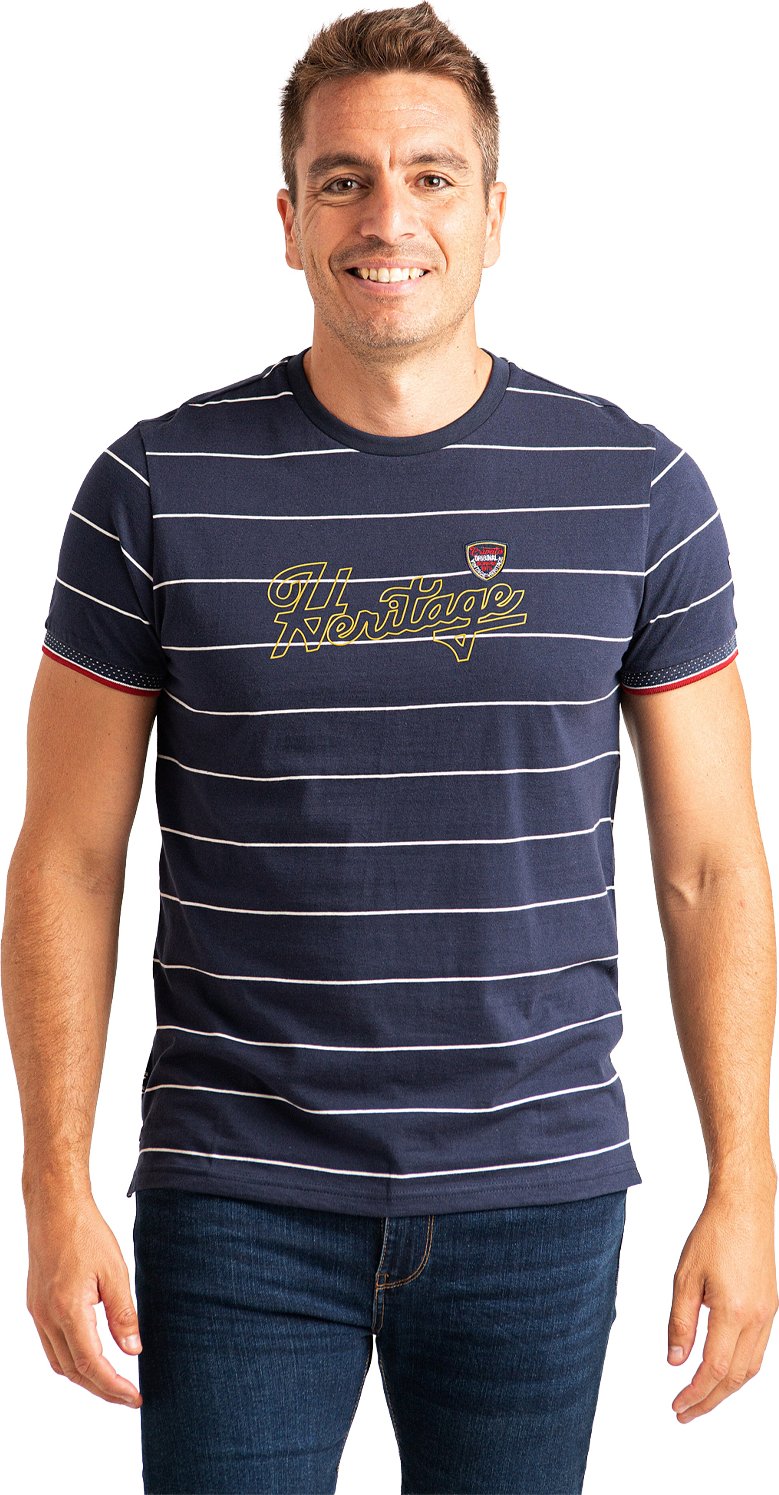 Herren Kurzarm Baumwoll T-Shirt mit Print PRI2541