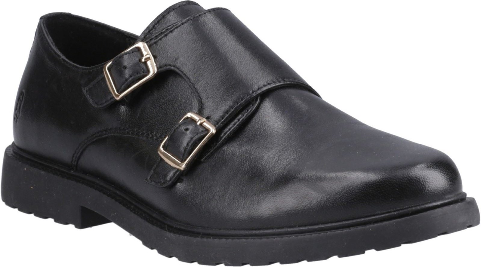 Hush Puppies Verity Leder Damen Schwarz Schuhe