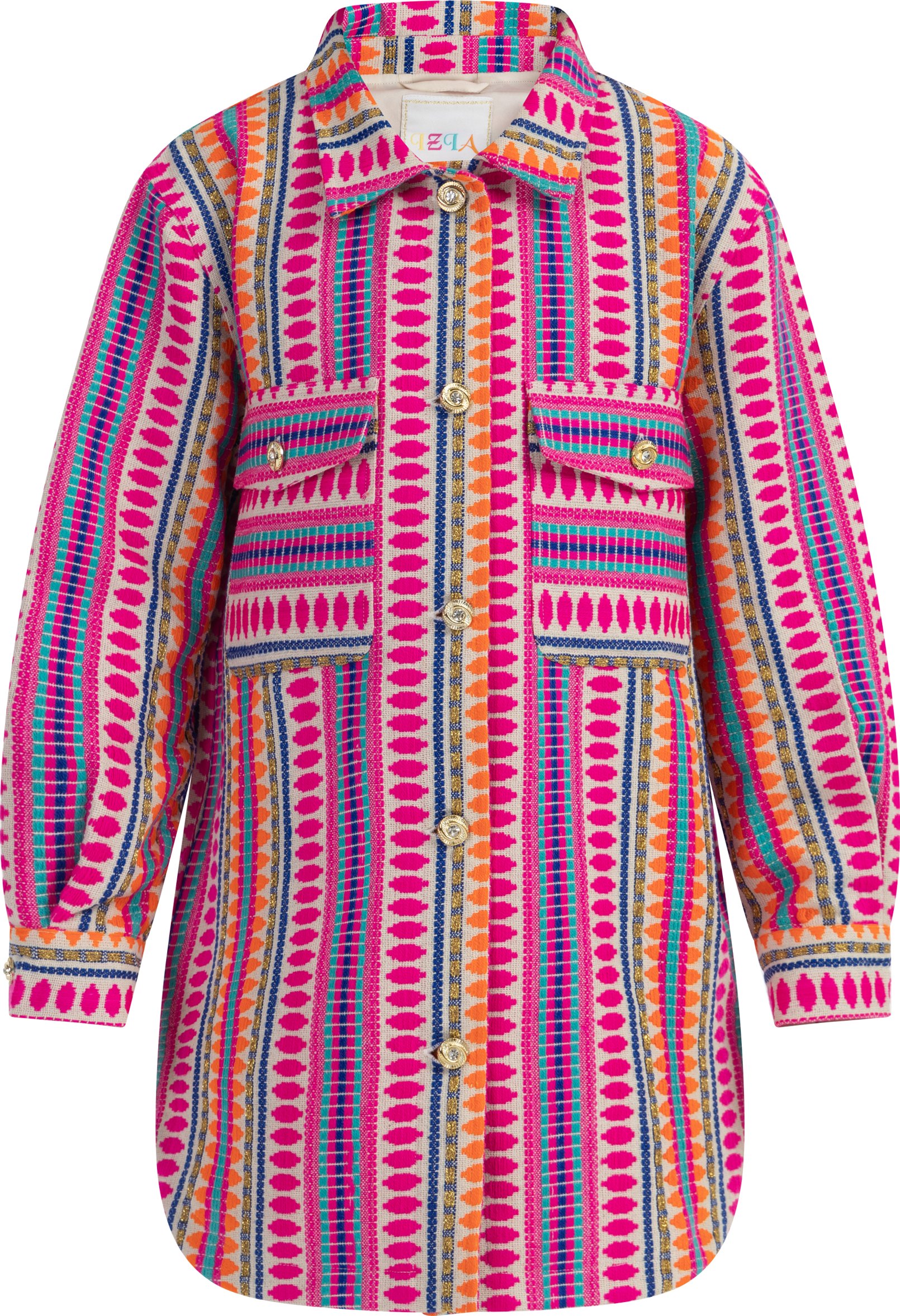 Thumbnail - IZIA Hemdjacke Mädchen Mehrfarbig Pink