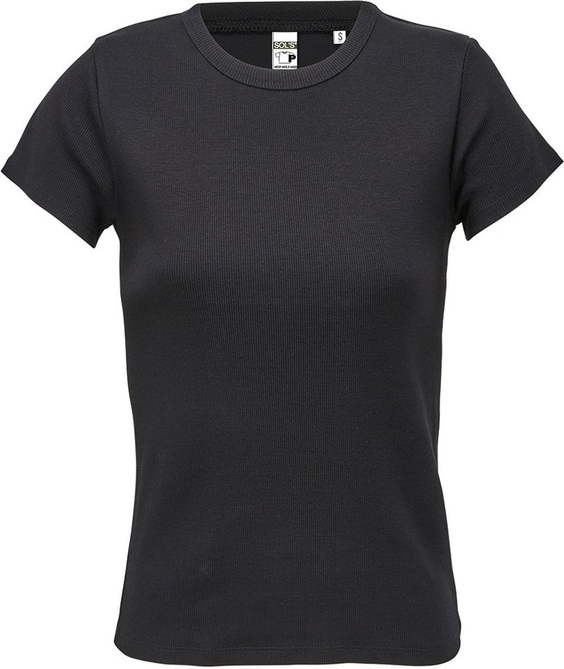 SOLS - "Sara" T-Shirt für Damen (Schwarz)