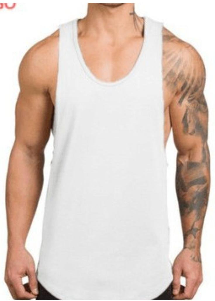 Herren Plus Size Rundhals Atmungsaktives Tanktop