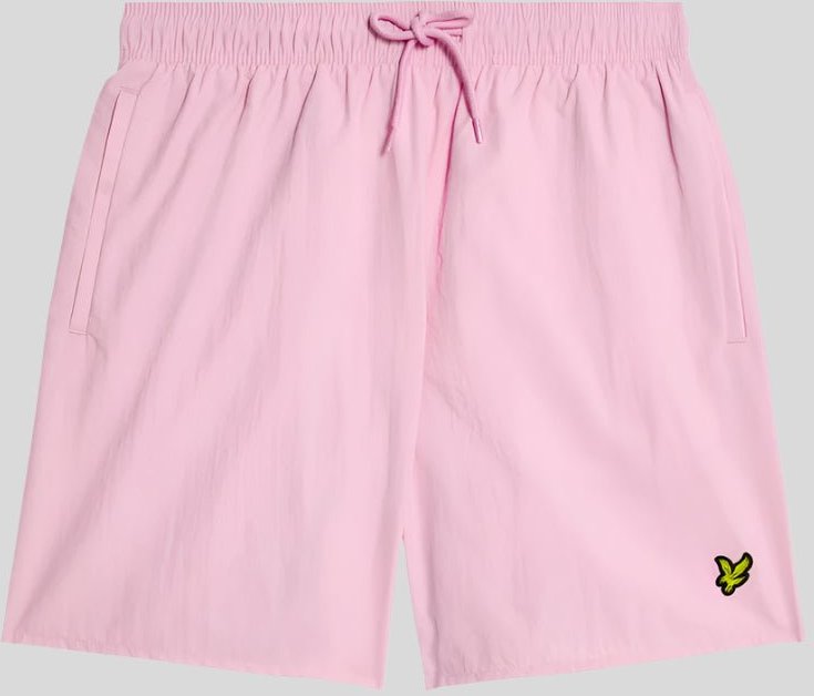 Lyle & Scott Schlichte Badeshorts - Rosa