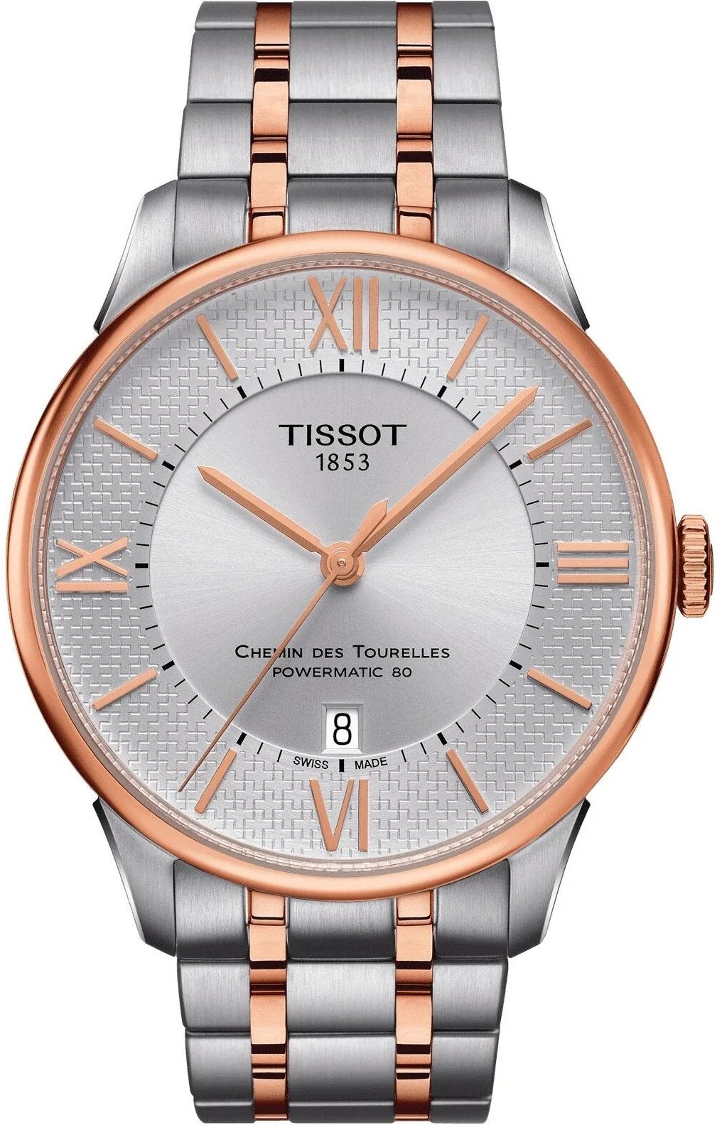 Tissot Chemin Des Tourelles Herren Mehrfarbige Uhr T0994072203801