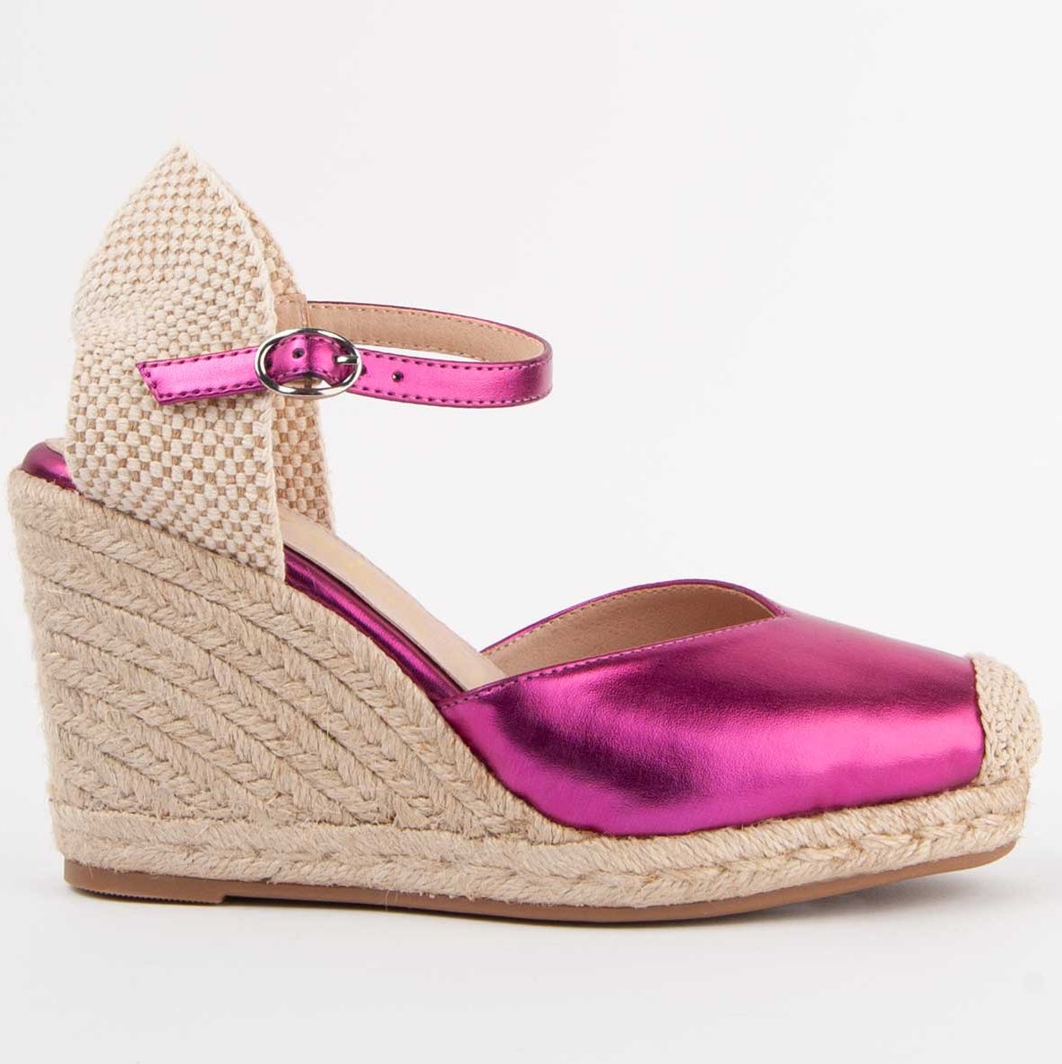 Montevita Espadrille Mit Keilabsatz Balenci4 Rosa