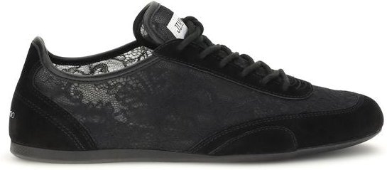 Jimmy Choo Schwarze Kalbleder Bos Taurus Sport Sneakers