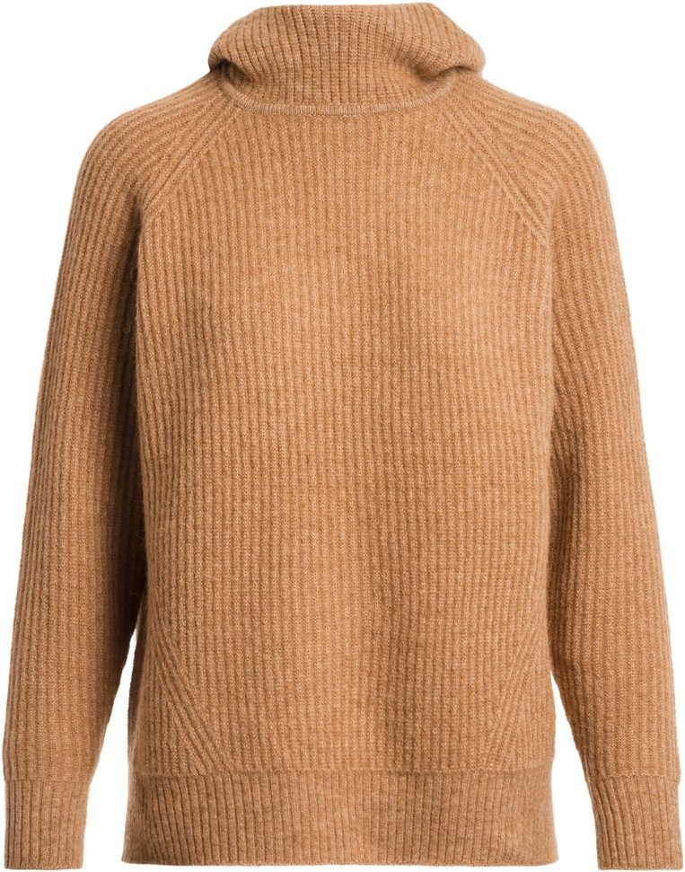 Parajumpers - Tory - Strick-hoodie In Kamelbraun, Bequeme Passform