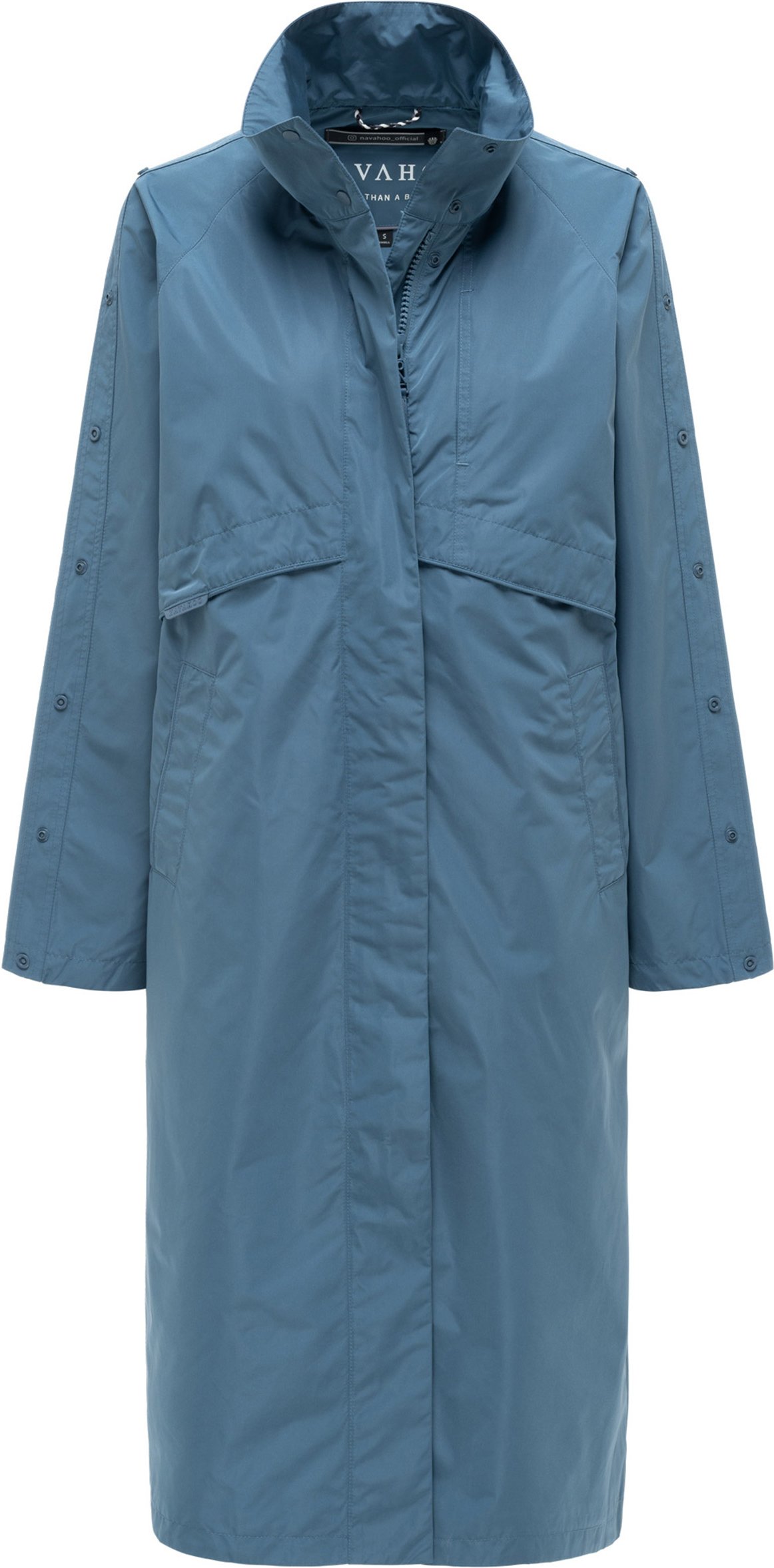 Navahoo Damen Parka Übergangsjacke Zenblüte mit Stehkragen