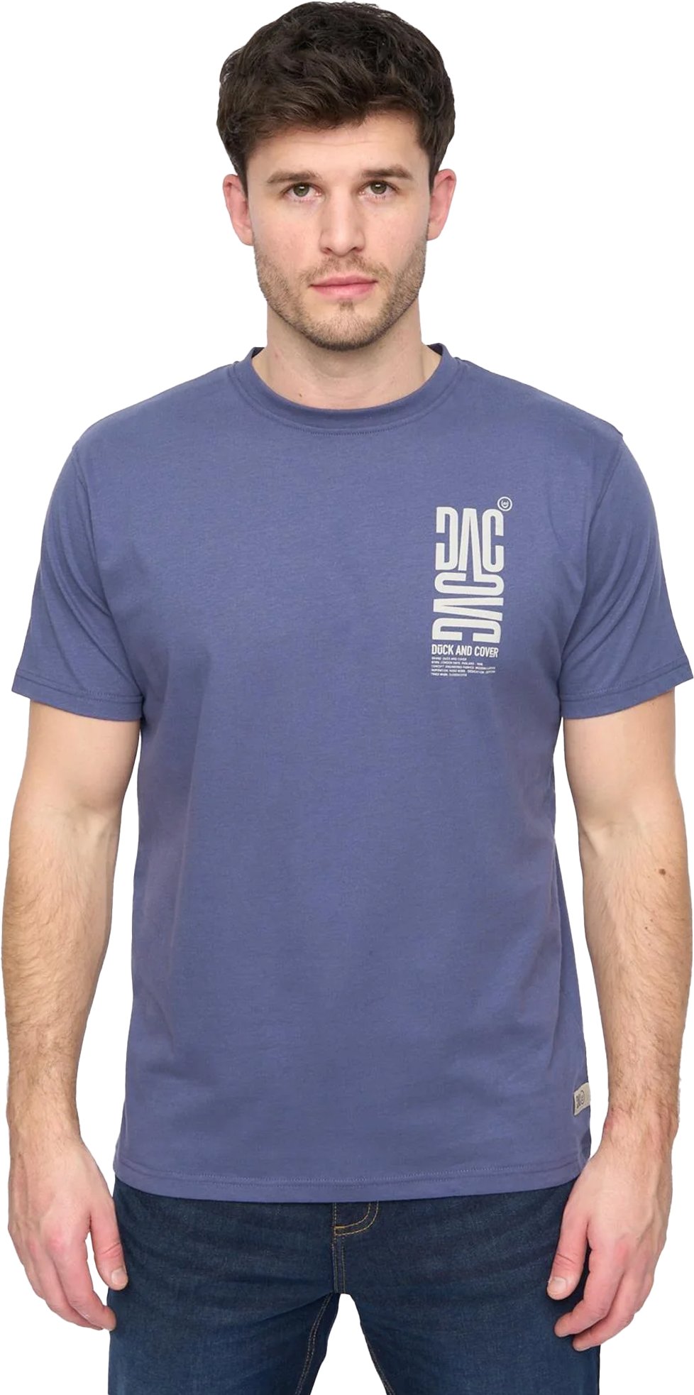 Thumbnail - Duck and Cover - "Tremake" T-Shirt für Herren (Marine)