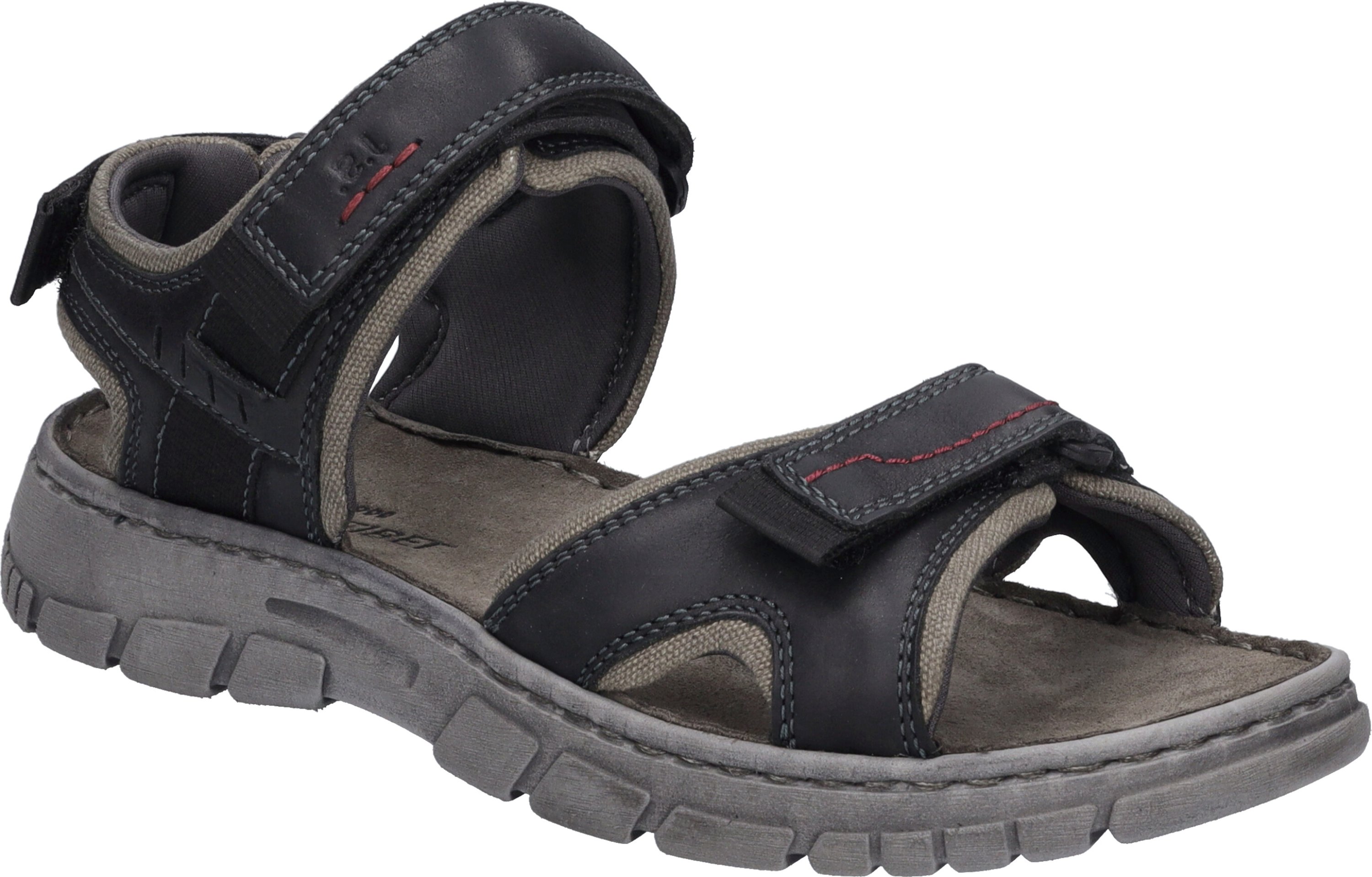 JOSEF SEIBEL Brendan 03 | Sandale für Herren | Schwarz Brendan 03, schwarz-kombi