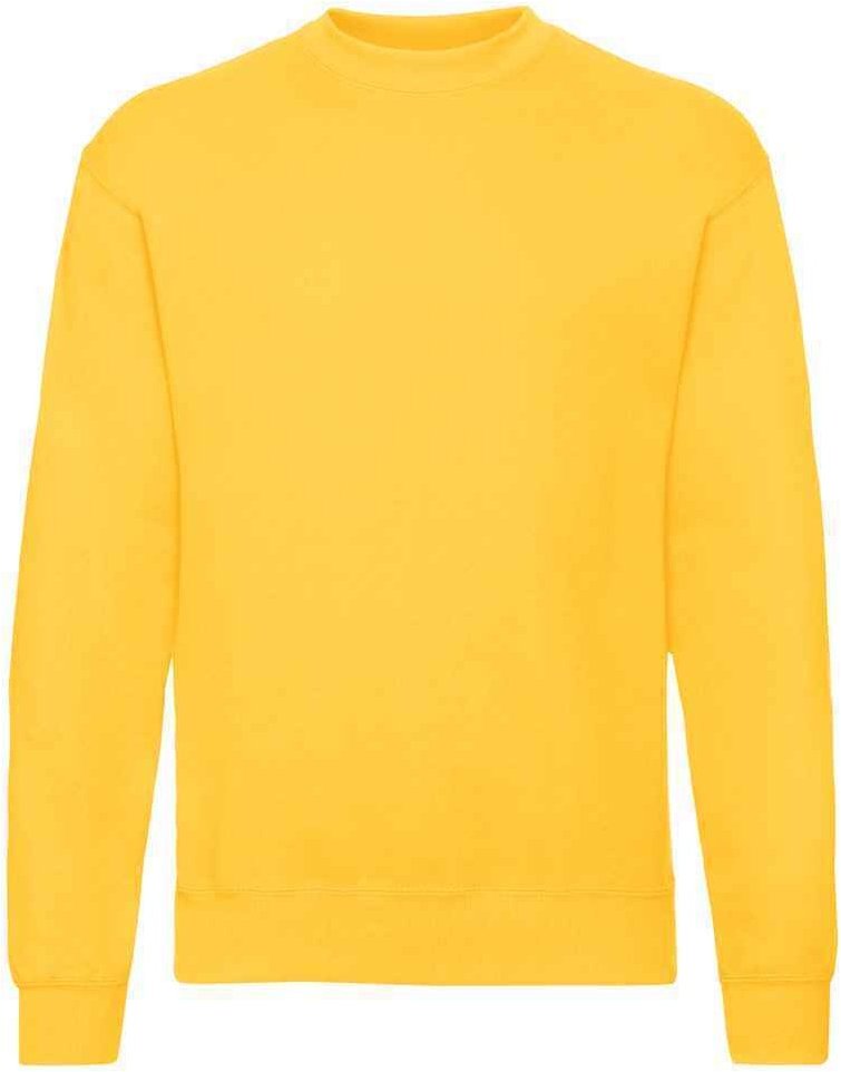 Fruit of the Loom Unisex Erwachsene Classic Drop Shoulder Sweatshirt (Sonnenblume gelb)