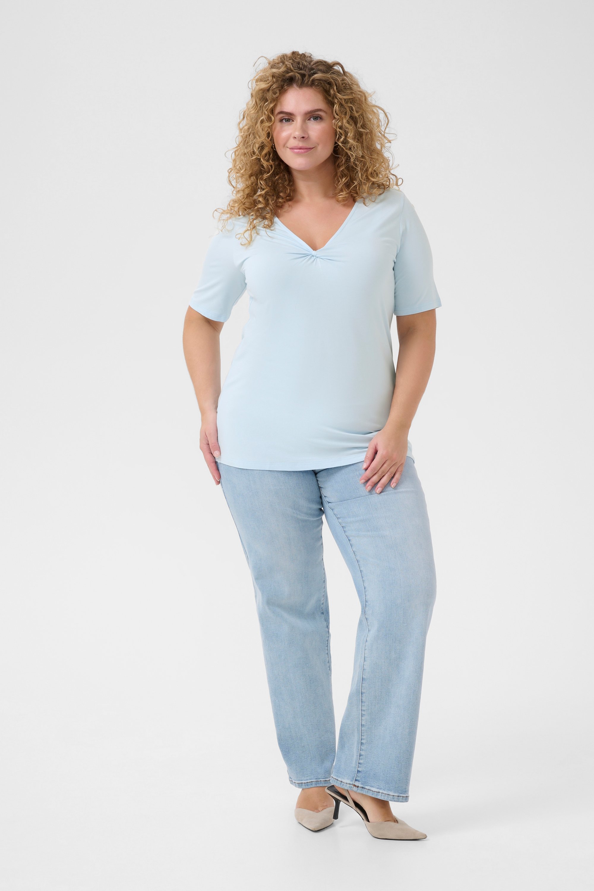 T-shirt A-shape Nantucket Breeze light blue