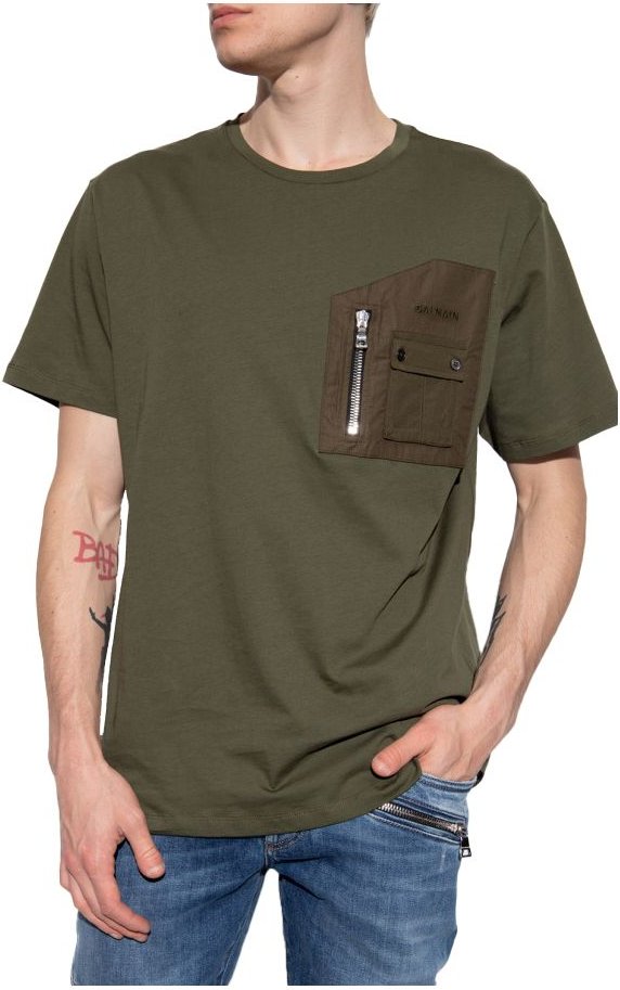 T-Shirt mit Taschendetails