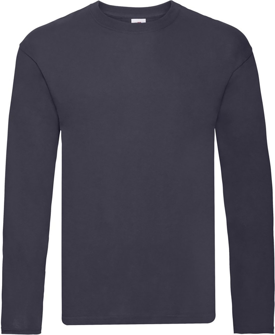 Fruit Of The Loom Herren R Langarm T-Shirt (Deep Navy)