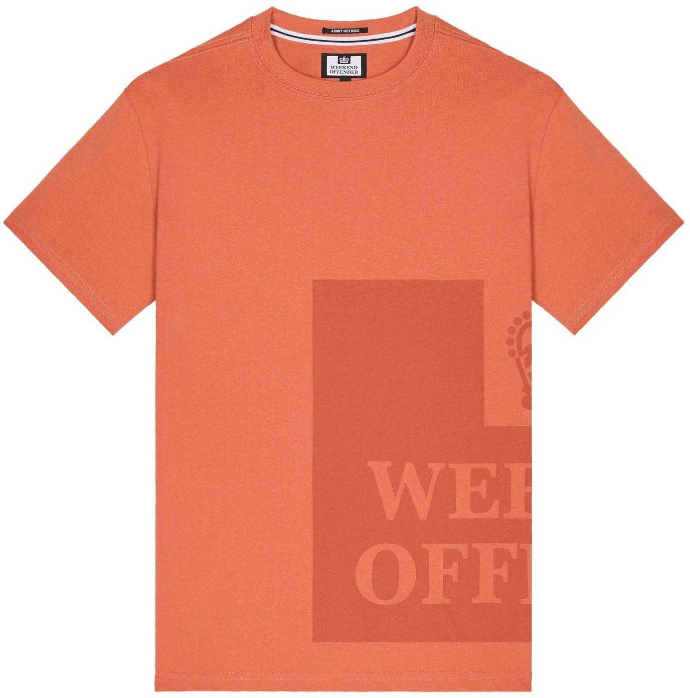 Weekend Offender - "Ryan" T-Shirt für Herren (Orange)