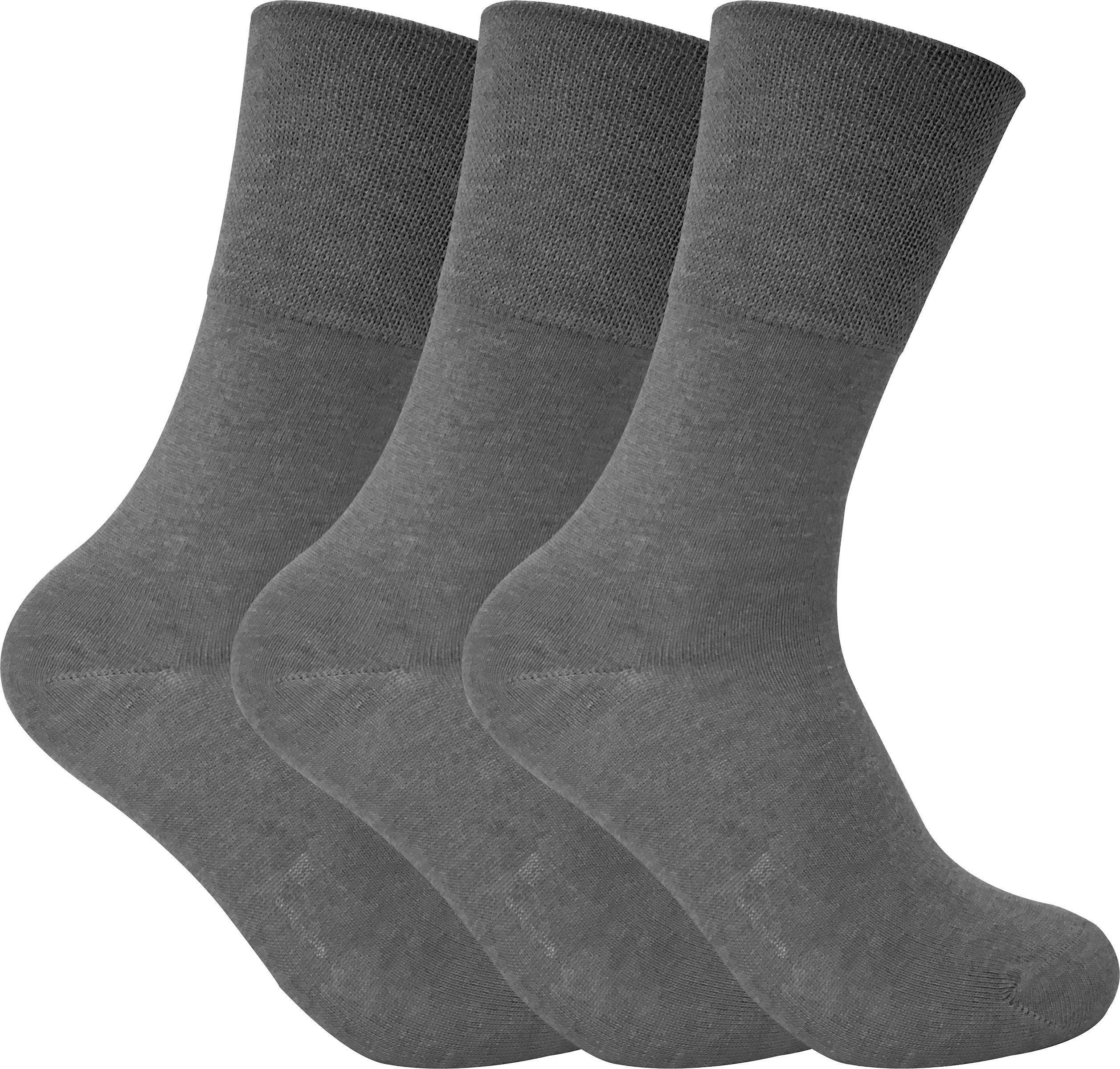3 Pack Damen nicht elastische thermische diabetische Socken für schlechte Durchblutung