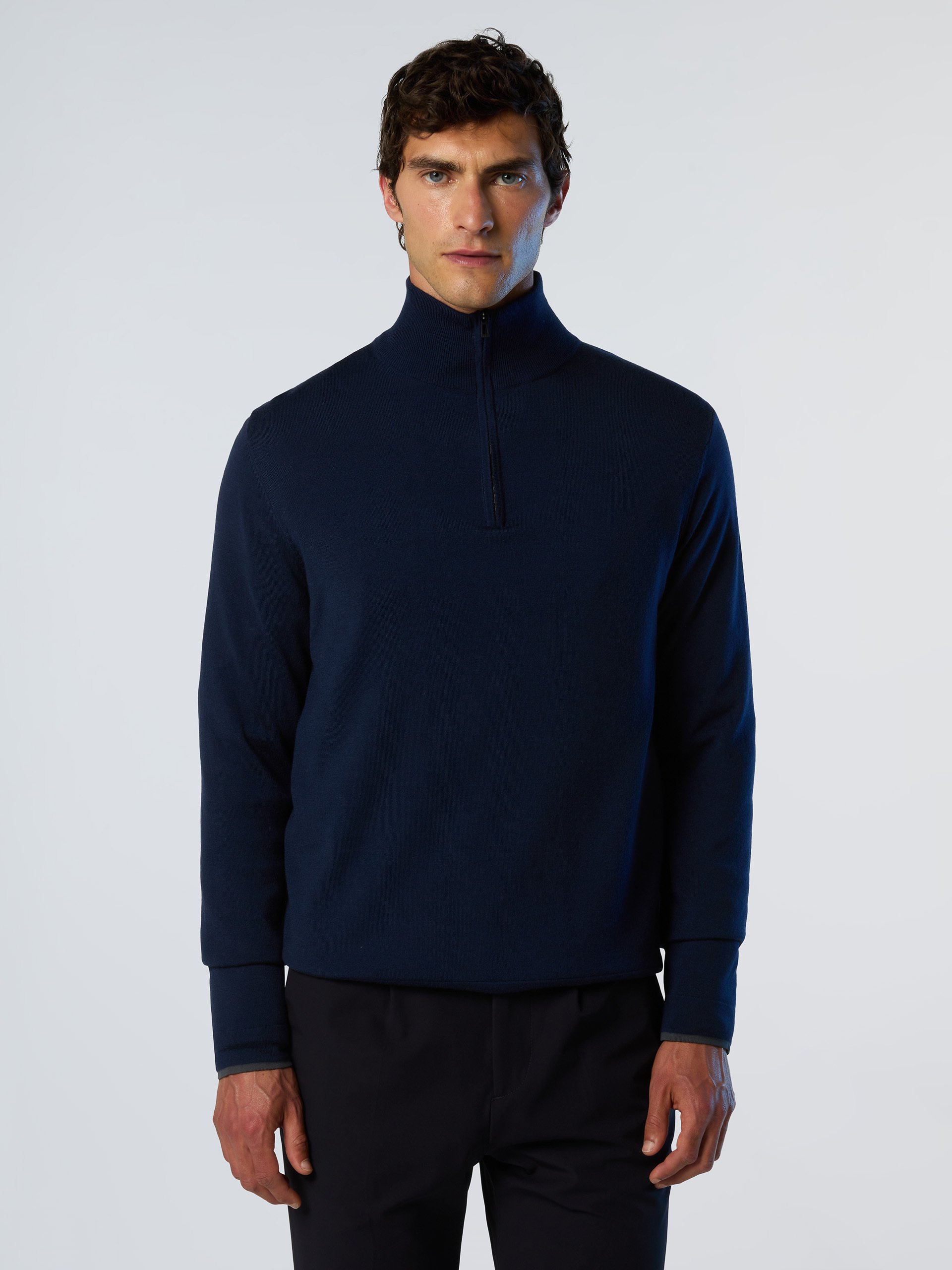 North Sails Pullover Halber Reißverschluss mit Schlitzen