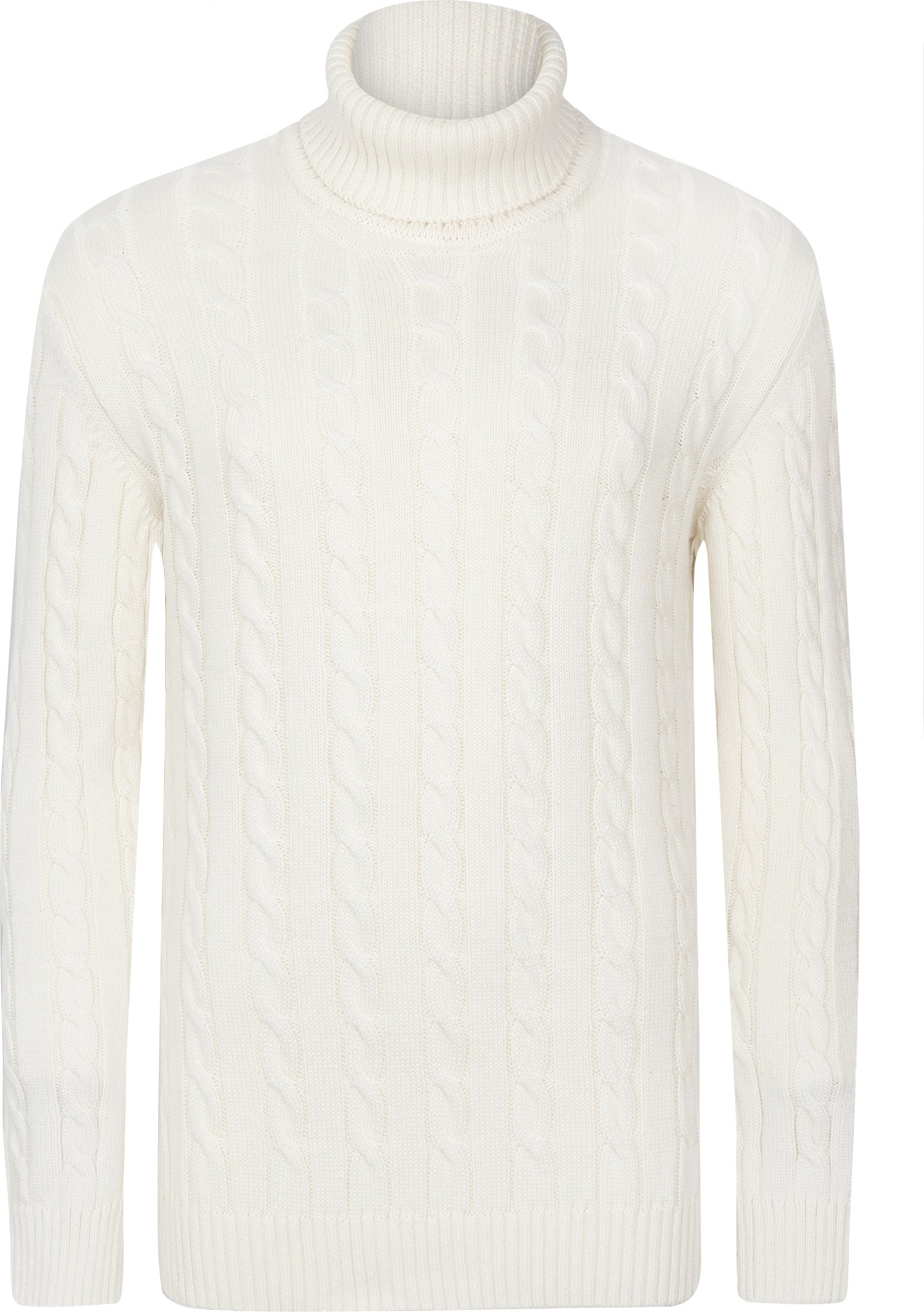 Thumbnail - Rollkragen Zopfmuster Pullover Guilherme