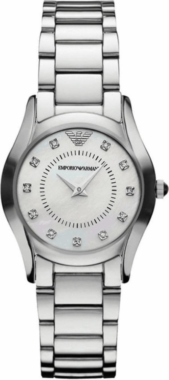 Emporio Armani Damenuhr Quartz Silber