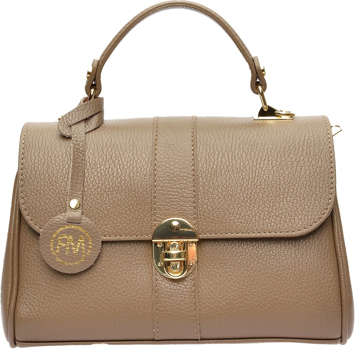 Roberta M Beige Leder Tasche