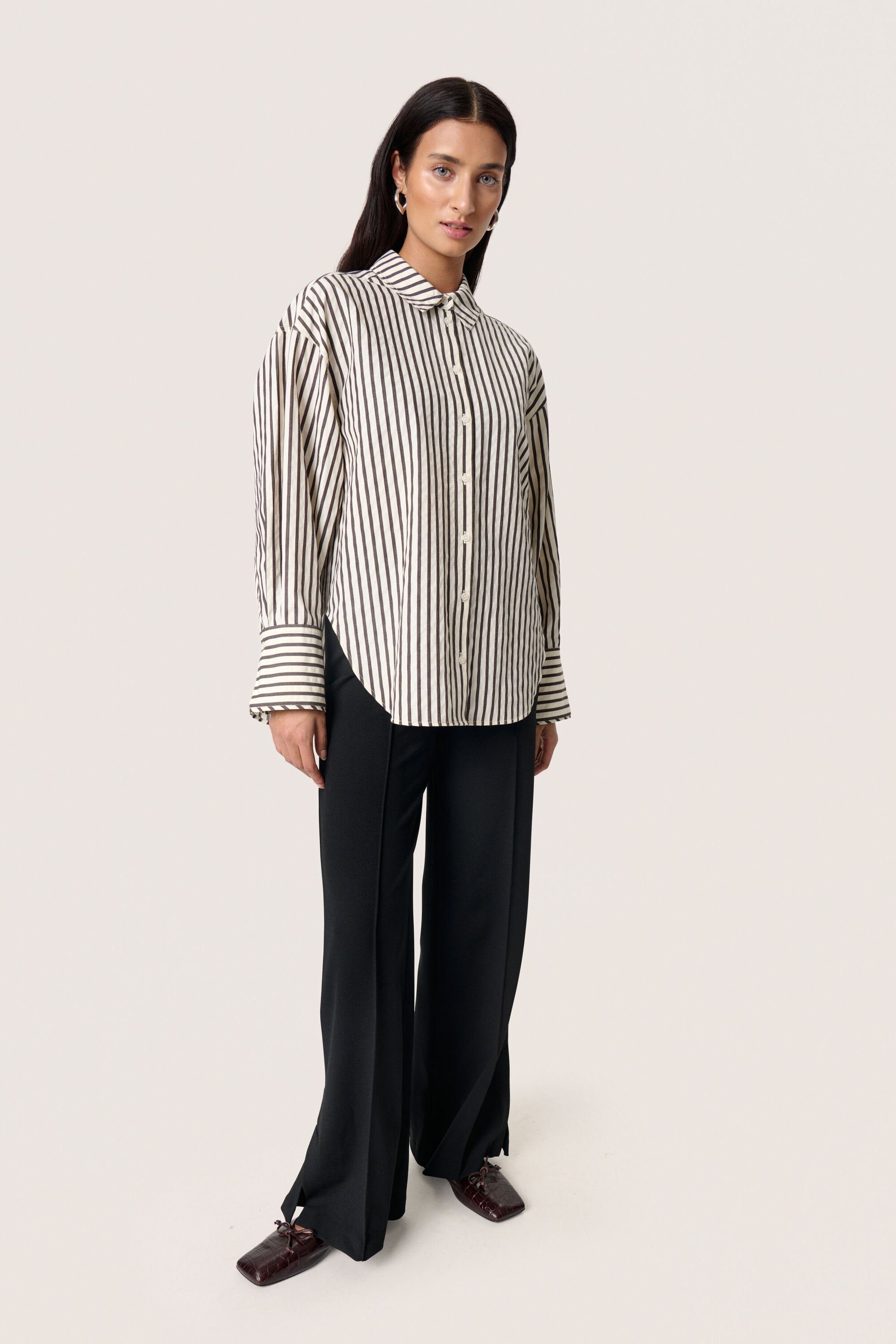 Langarm - Hemd SLToledo Lockere Passform offwhite