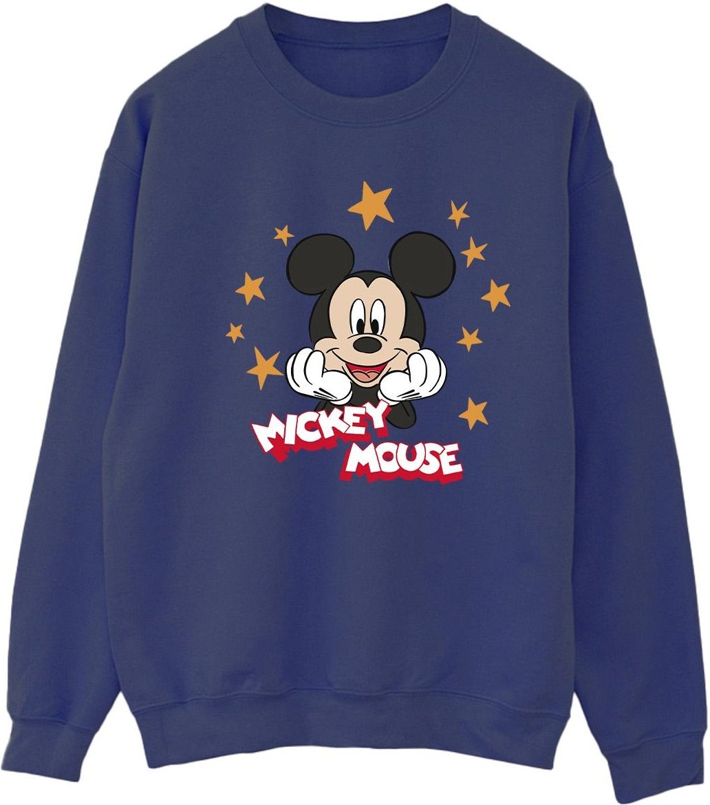 Disney - "Mickey Mouse Stars" Sweatshirt für Damen (Marineblau)