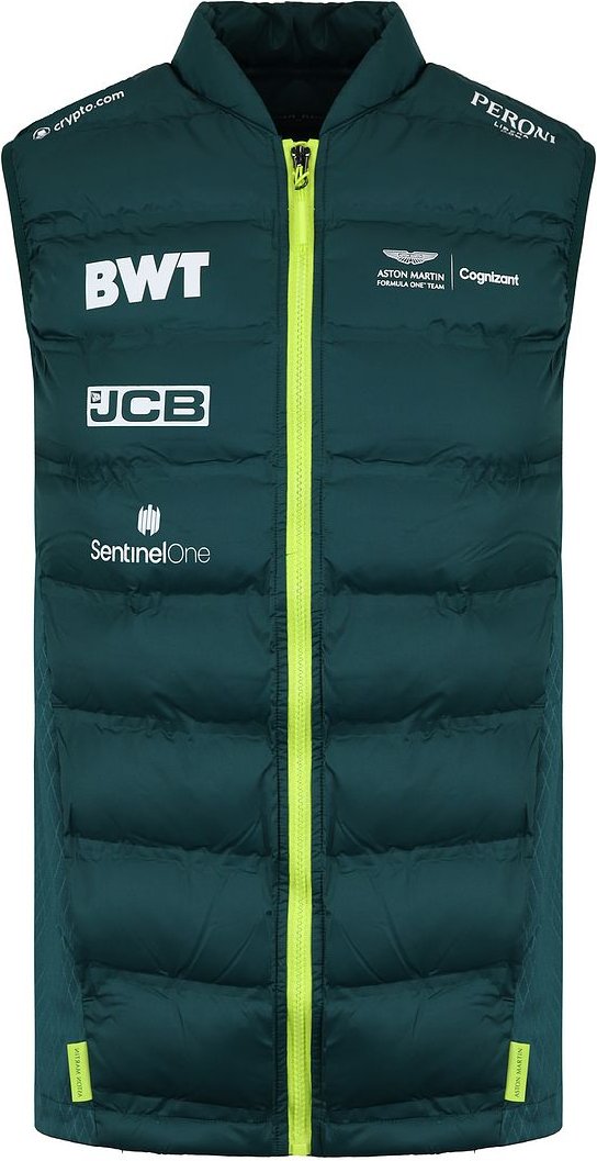 Grüne Weste für Herren des offiziellen Aston Martin Cognizant F1-Teams