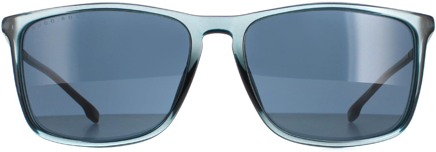 Thumbnail - Hugo Boss Rectangle Herren Blau Blau BOSS 1182/S/IT