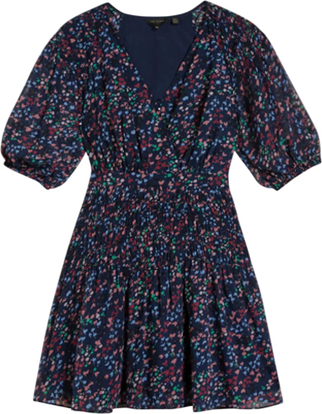 Ted Baker - "Casadee" Wickelkleid Kittel Panel für Damen (Marineblau)