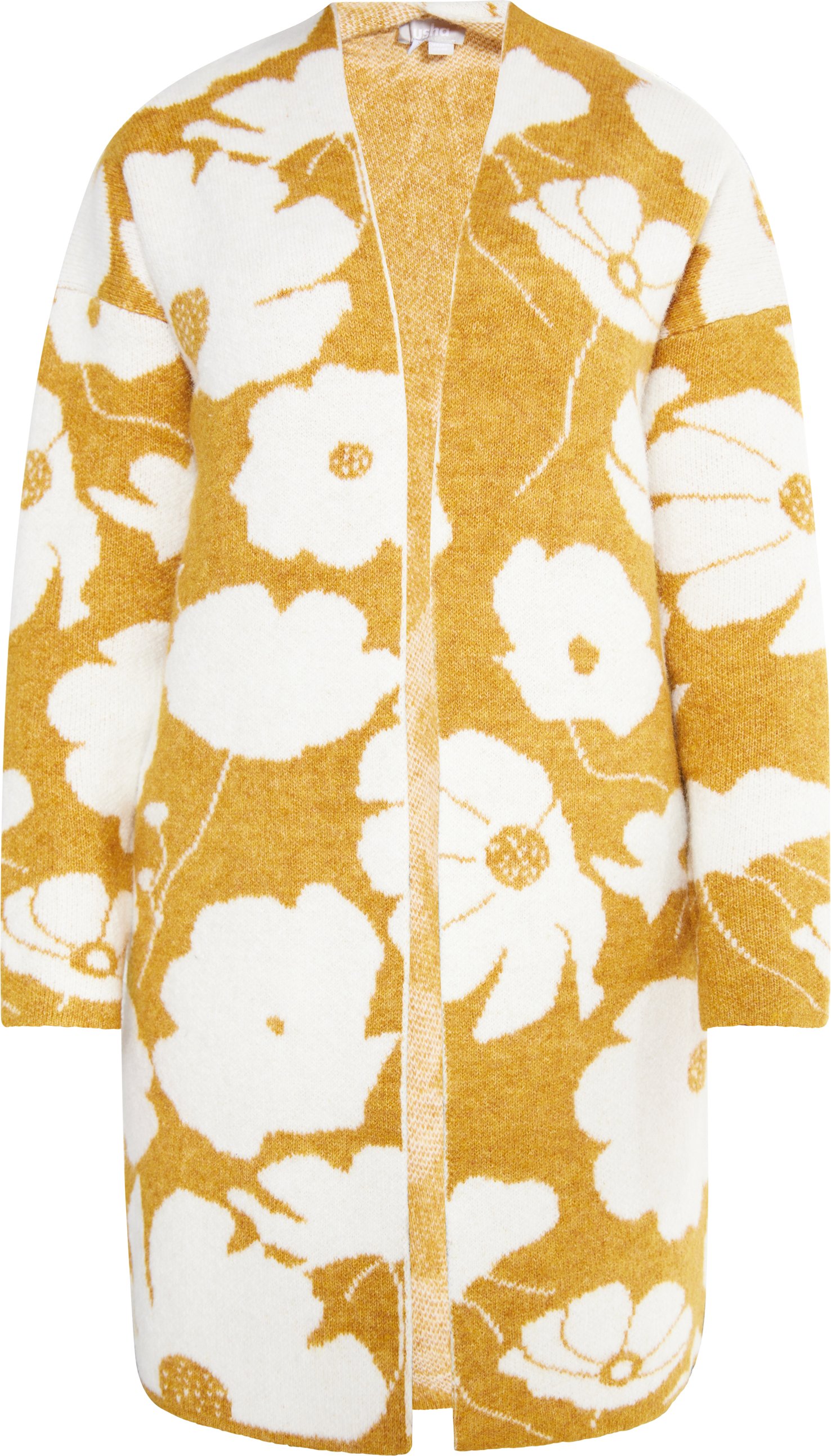 Thumbnail - usha Strickcardigan Damen Curry Weiss