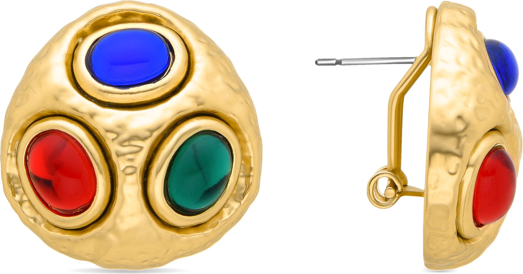 Luxenter-Ohrringe aus 18k Gelbgold - Zupox